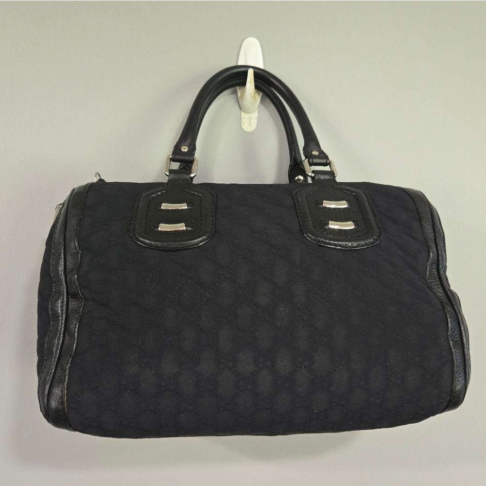 🐢 Gucci Guccissima Techno Neoprene Boston Bag.  Excellent Condition. GUARANTEED